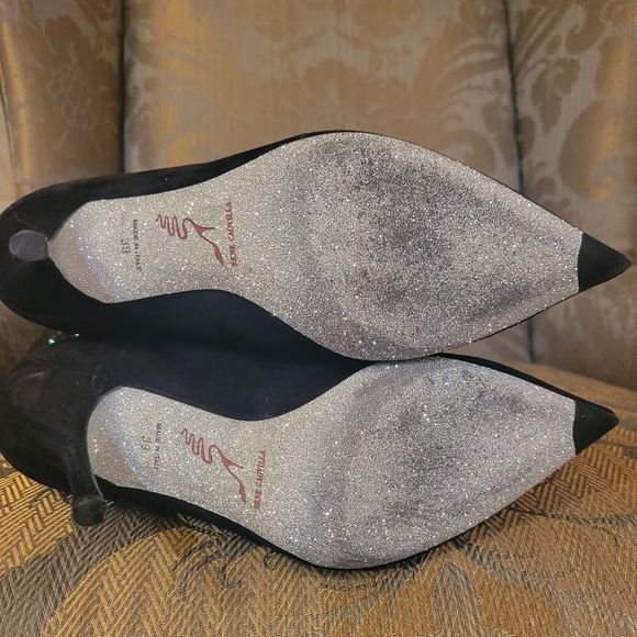 Rene Caovilla Beaded Knee Boots - Picture 2 of 4